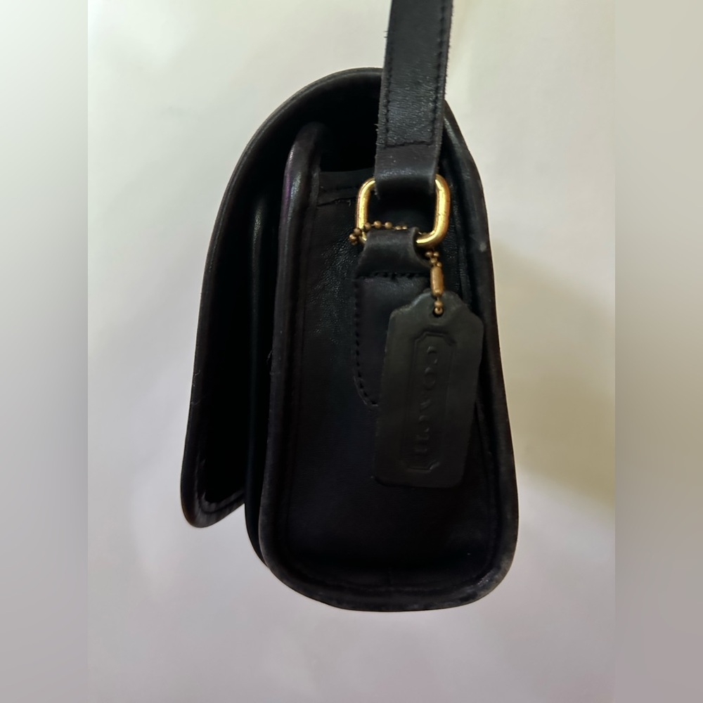 Vintage Coach Ridgefield Flap Bag 9812  Made in USA - Picture 4 of 13